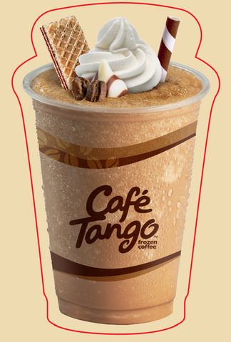 Café Tango Window Sign