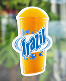 Large Frazil Cup Window Signs