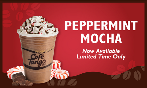 Café Tango Peppermint Mocha Door Kicker