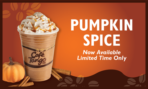 Café Tango Pumpkin Spice Door Kicker