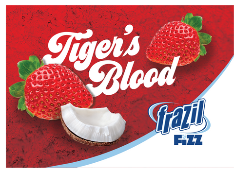 Frazil Fizz Tiger's Blood Flavor Card